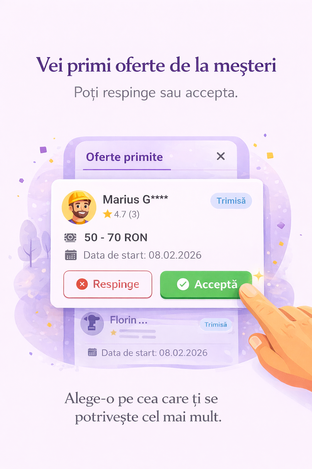 Pas 5 - Compară ofertele