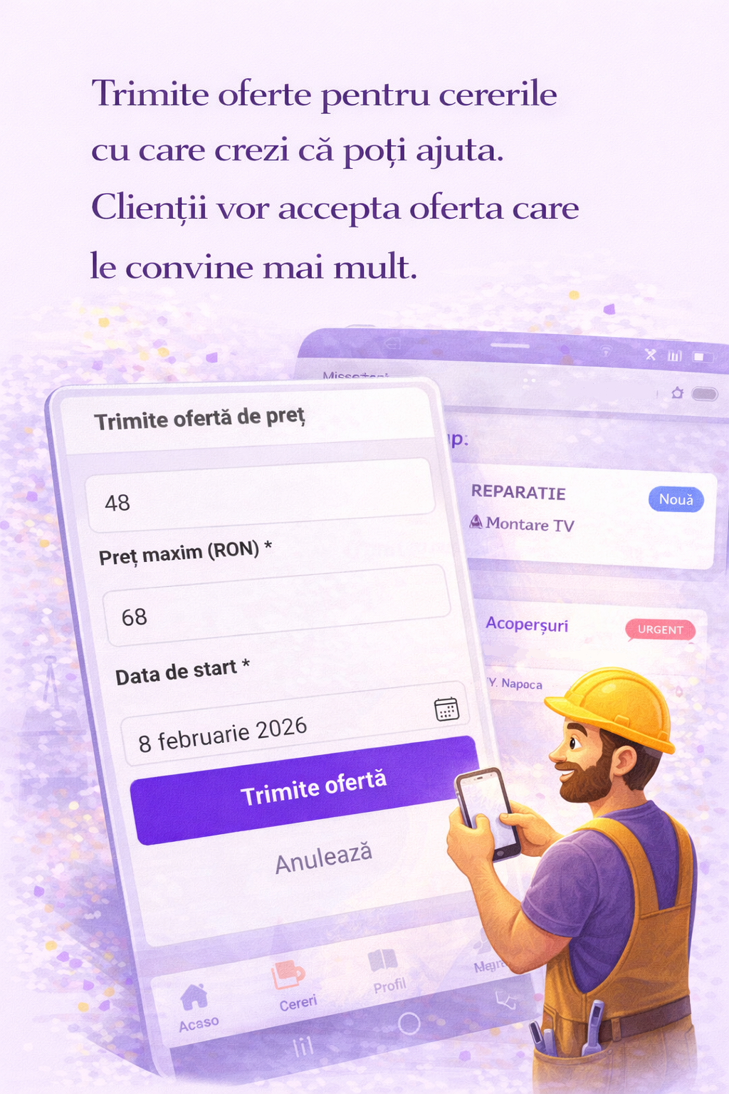 Pas 4 - Trimite oferte