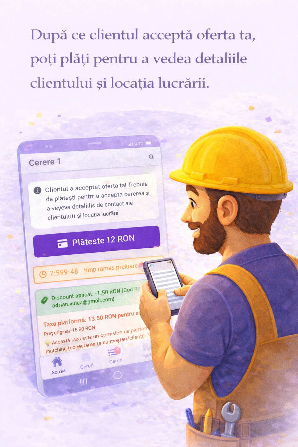 Pas 5 - Așteaptă acceptarea